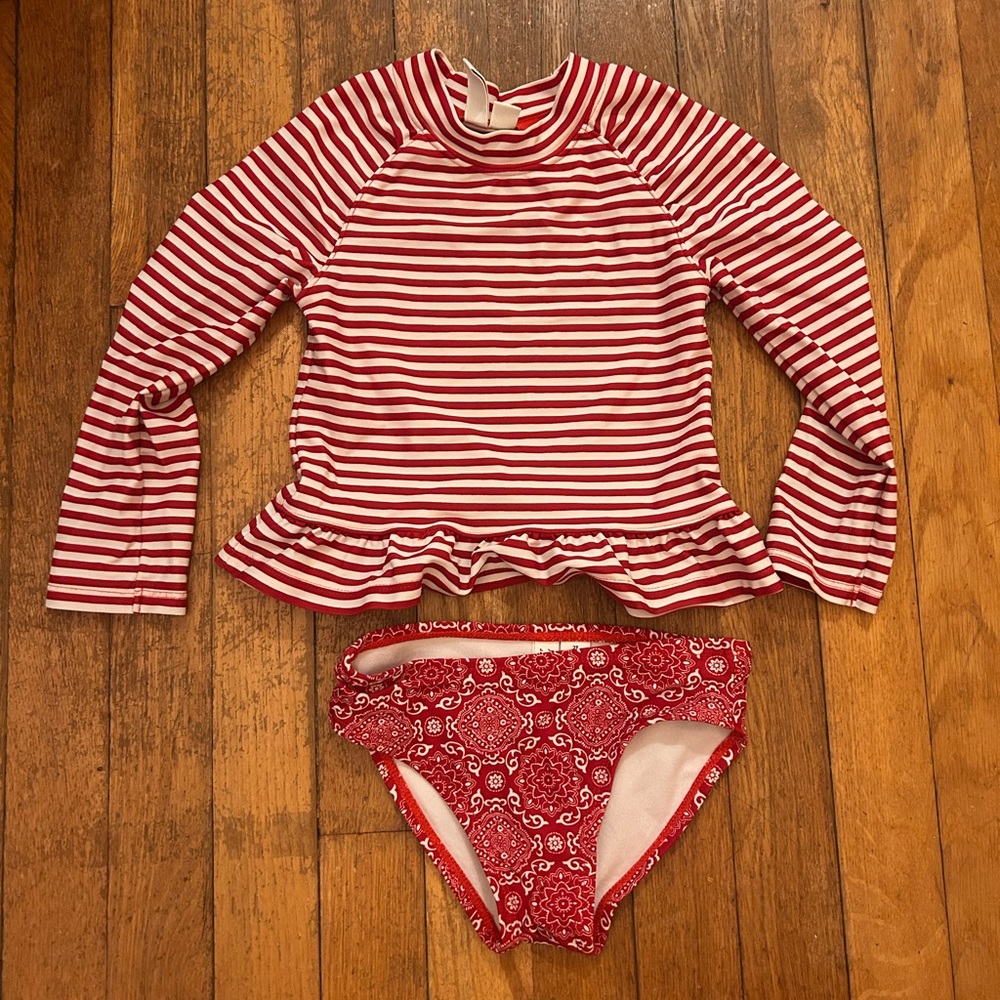 Janie and Jack Long Sleeve Swimsuit